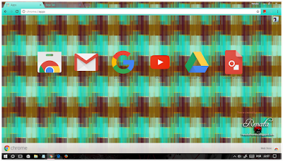 Colorful Abstraction Google Chrome theme