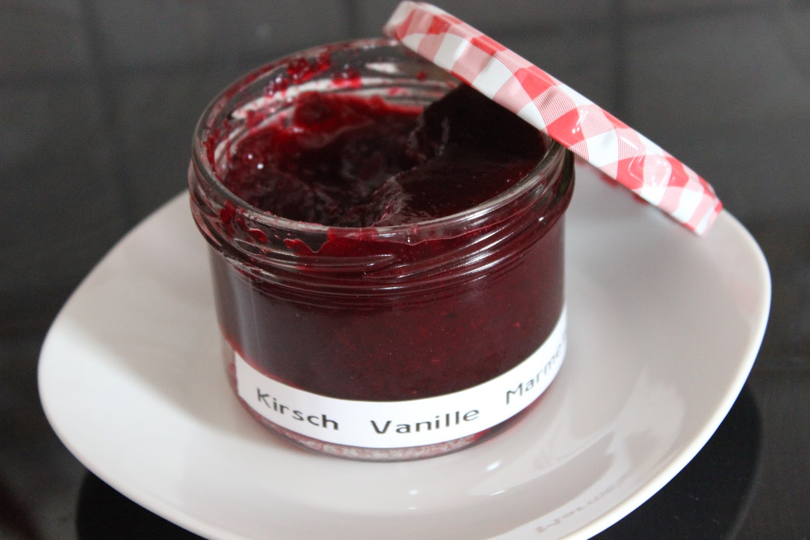 Küchenwuselei: Kirsch Vanille Marmelade
