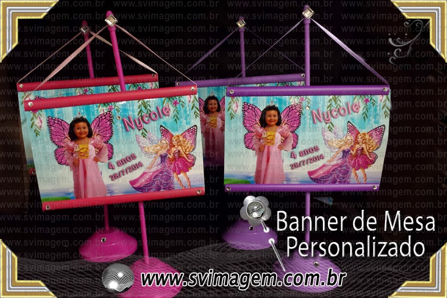 Barbie Butterfly Banner De Mesa Para Lembranca De Aniversario Infantil Enfeitar O Centro Da Mesa De Convidados E Decoracao De Festa - enfeite centro de mesa brawl stars