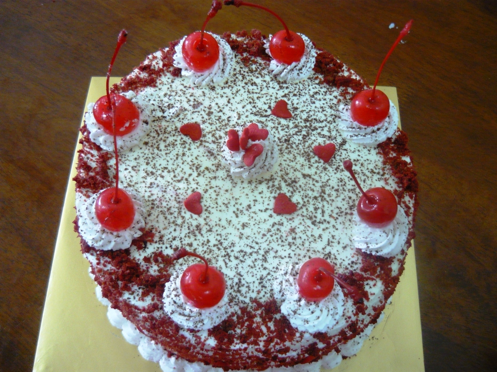 red velvet cake @ kek baldu merah