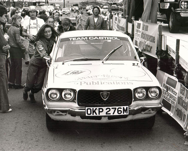 Mazda RX-3 (Savanna), wyścigi, stare sportowe auta, Wendy Markey, racing