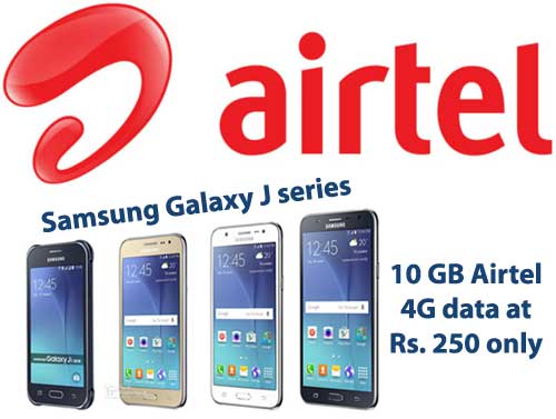 Airtel Bundles 10 Gb 4g Data For Samsung Galaxy J Series