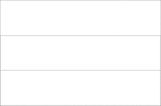 Dibujos para imprimir y colorear: Bandera para colorear de Holanda