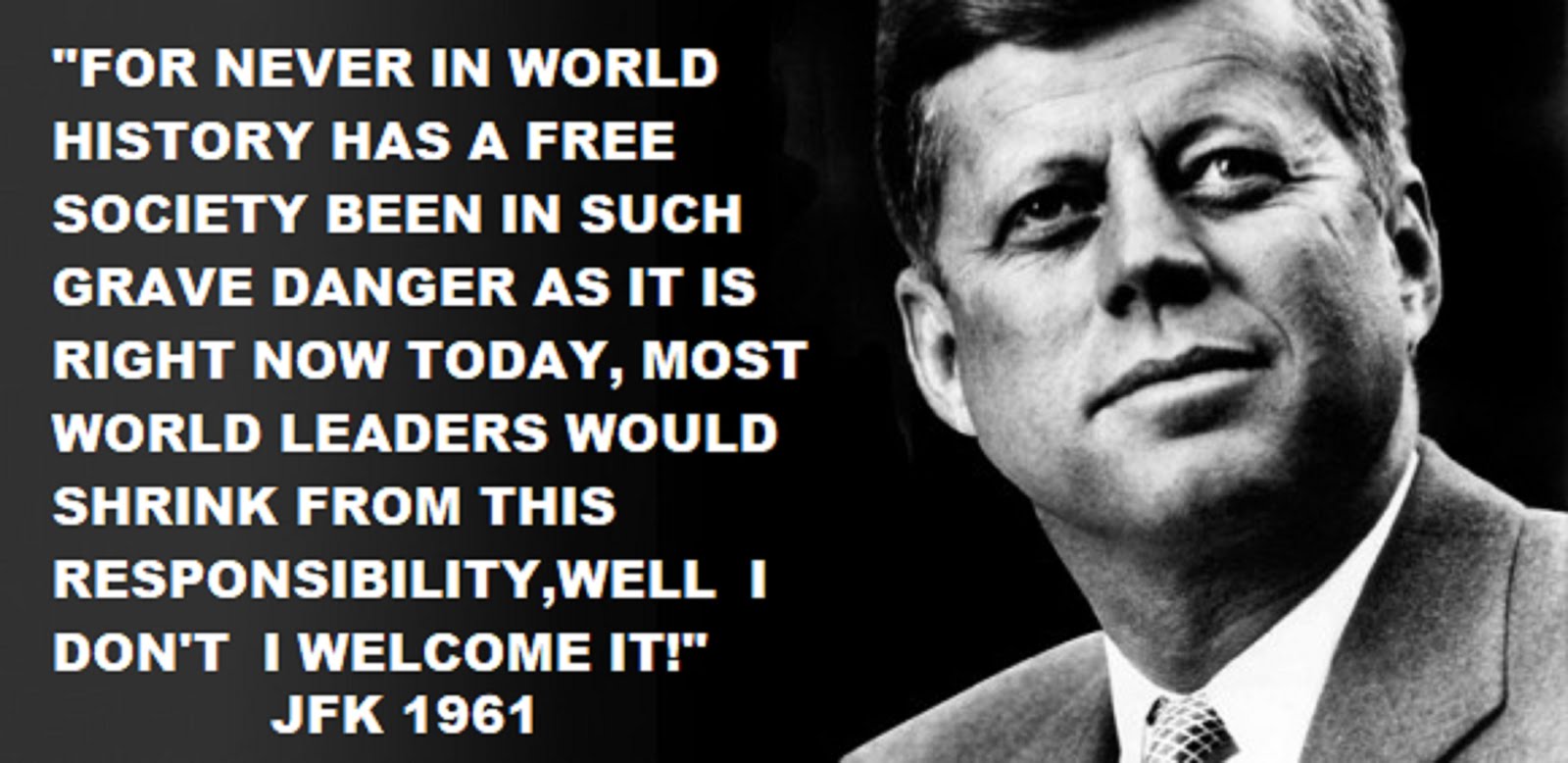 JFK'S INAUGURAL ADDRESS 1961