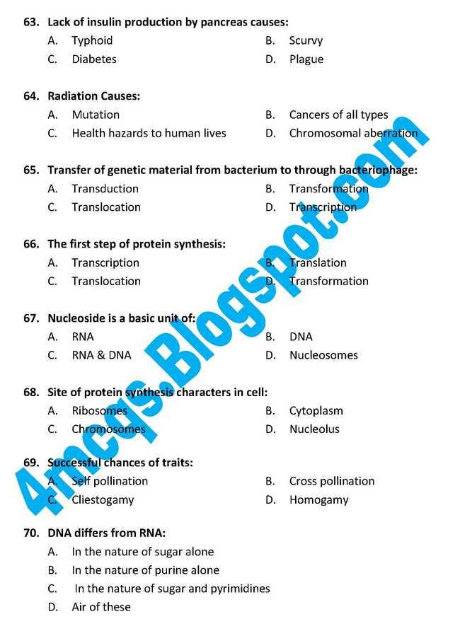 4 MCQ's Chapter 7 VARIATION & GENE Mcqs