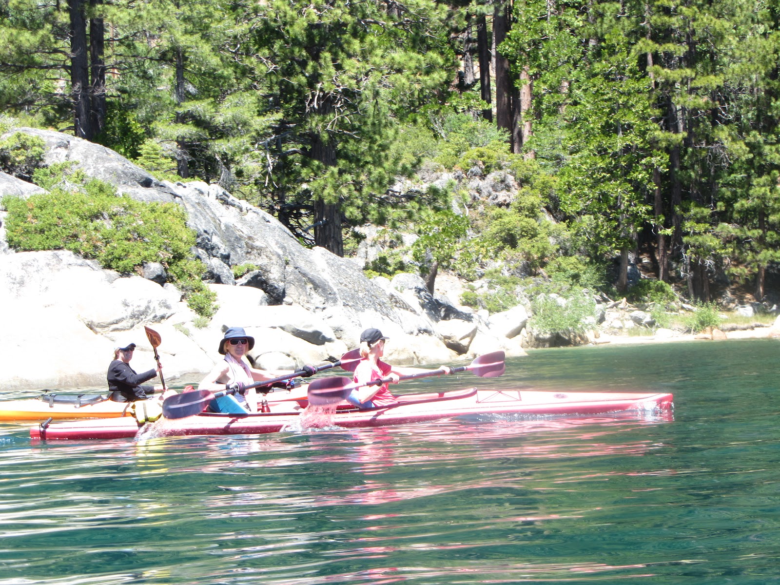 The Menopausal Mountaineer Adventures Begin Emerald Bay Kayaking