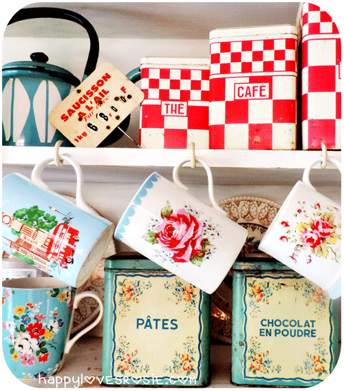 vintage french tins