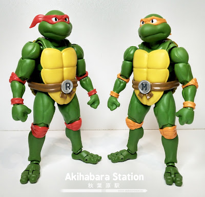 Figuras: Review de los S.H.Figuarts TMNT "Raphael" y "Michelangelo" de #TamashiiNations