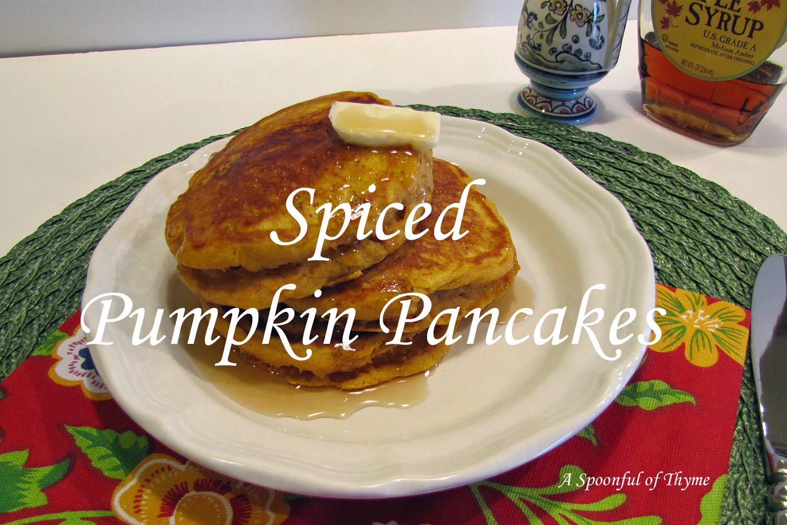 Spiced Pumpkin Pancakes