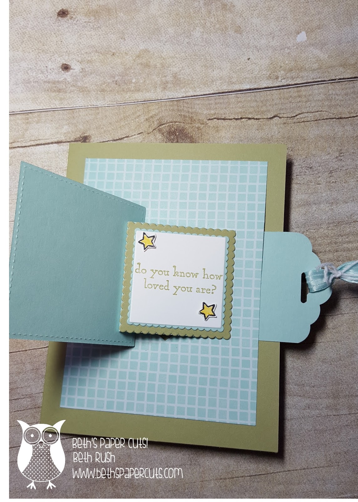 Beth's Paper Cuts FlipFlap card