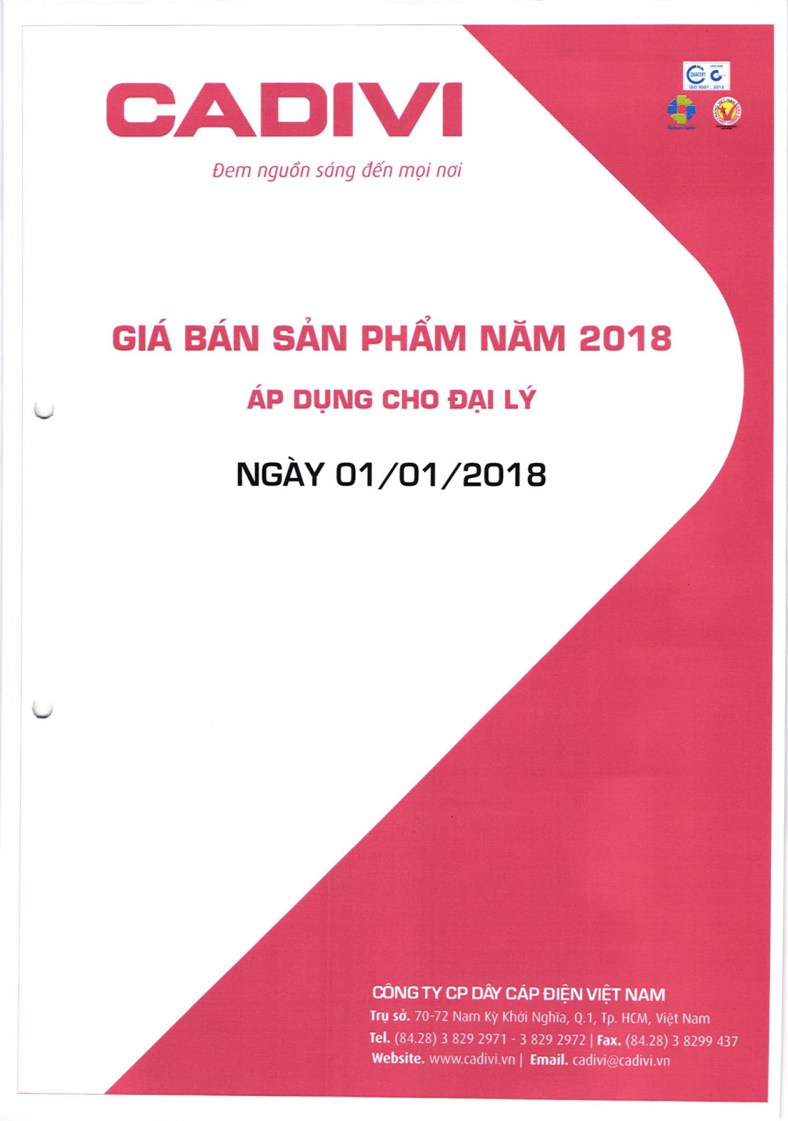 Tải bảng giá catalogue cáp điện Cadivi mới nhất tại Đại lý cấp 1 Tải bảng giá catalogue cáp điện Cadivi mới nhất tại Đại lý cấp 1