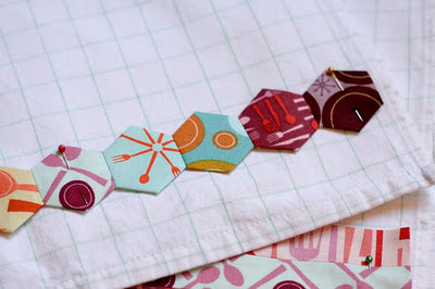 Fabric Embellished Dish Towels Tutorial - In Color Order