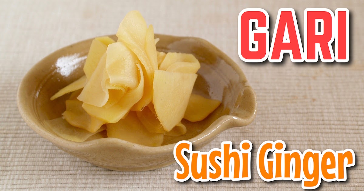 How to Make Gari (Sushi Ginger) - Video Recipe | Create Eat Happy