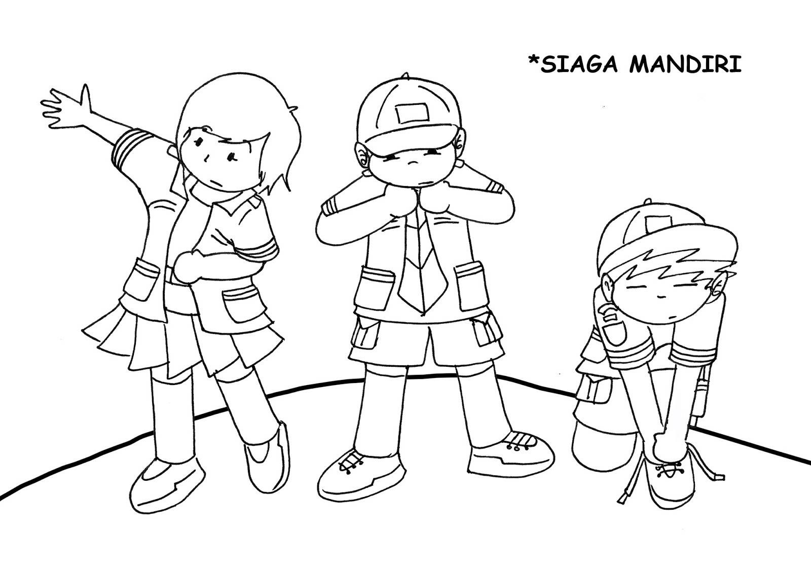 Pramuka Siaga Mewarnai