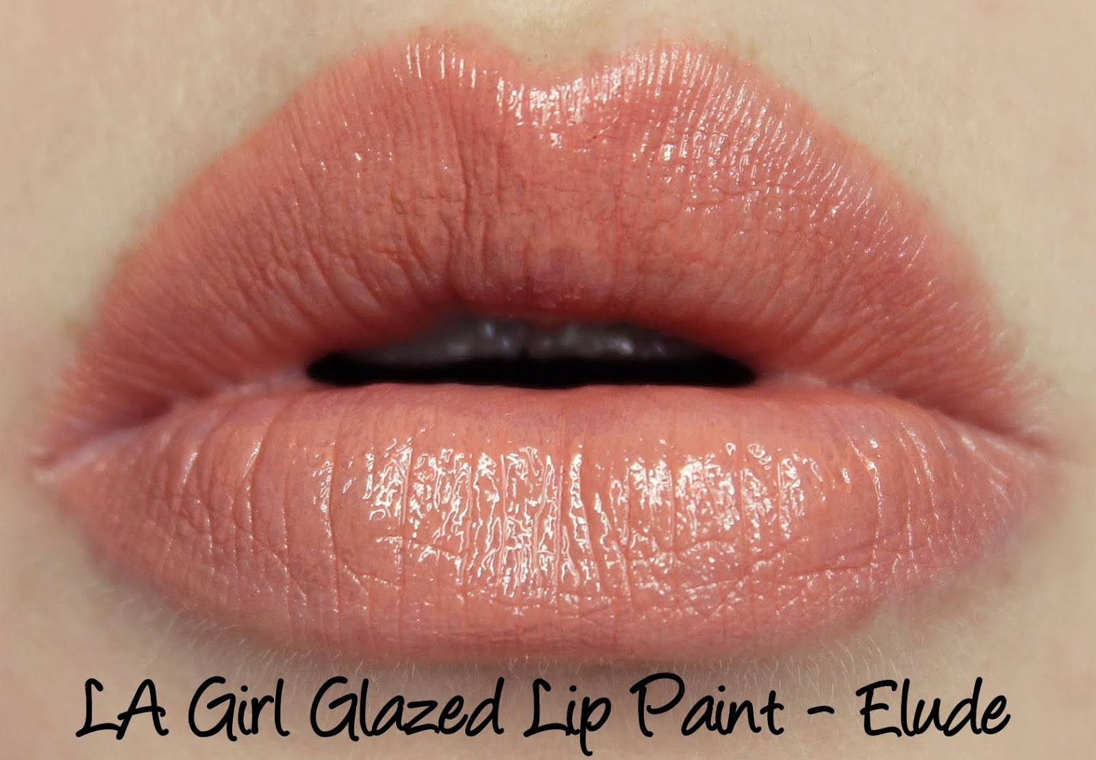 LA Girl Glazed Lip Paint - Elude Swatches & Review