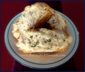 Shrimp Spread Crostini | www.BakingInATornado.com | #recipe #appetizer