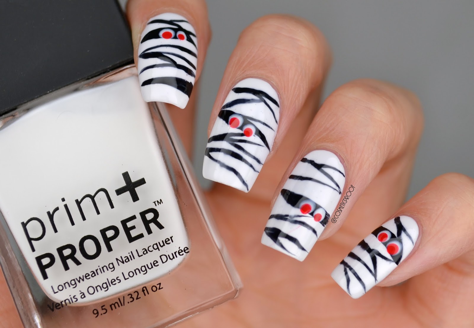 Nails Spook Tacular Mummymonday Cosmetic Proof Vancouver Beauty Nail Art And Lifestyle Blog