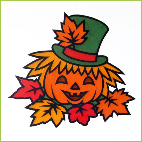 Innas Vorlagenshop: Fensterbild zum Halloween