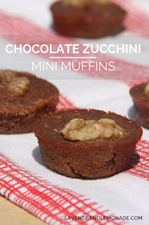 Chocolate Zucchini Muffins - perfect bite-sized picnic desserts!