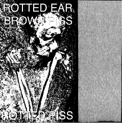 ROTTED EAR/ BROWN PISS "Rotted Piss" split tape