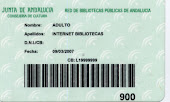 Obtención de la tarjeta de usuario de la red de  bibliotecas de Andalucía