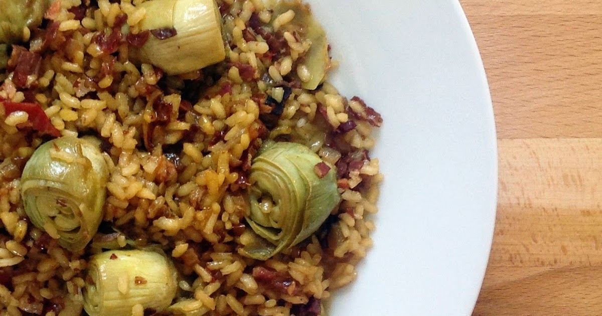 para donar Cocinando realimentación reCocinero: arroz con alcachofas (de bote) pero jamón (de bellota)