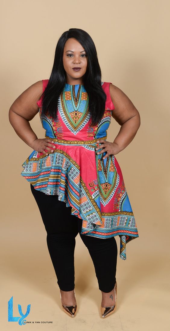 blusas de capulanas 2017