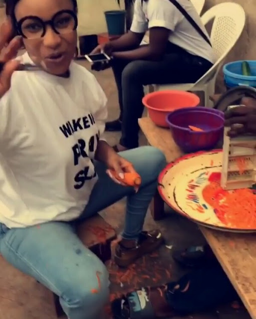 Photos: Tonto Dike makes cooking and charity look so good...