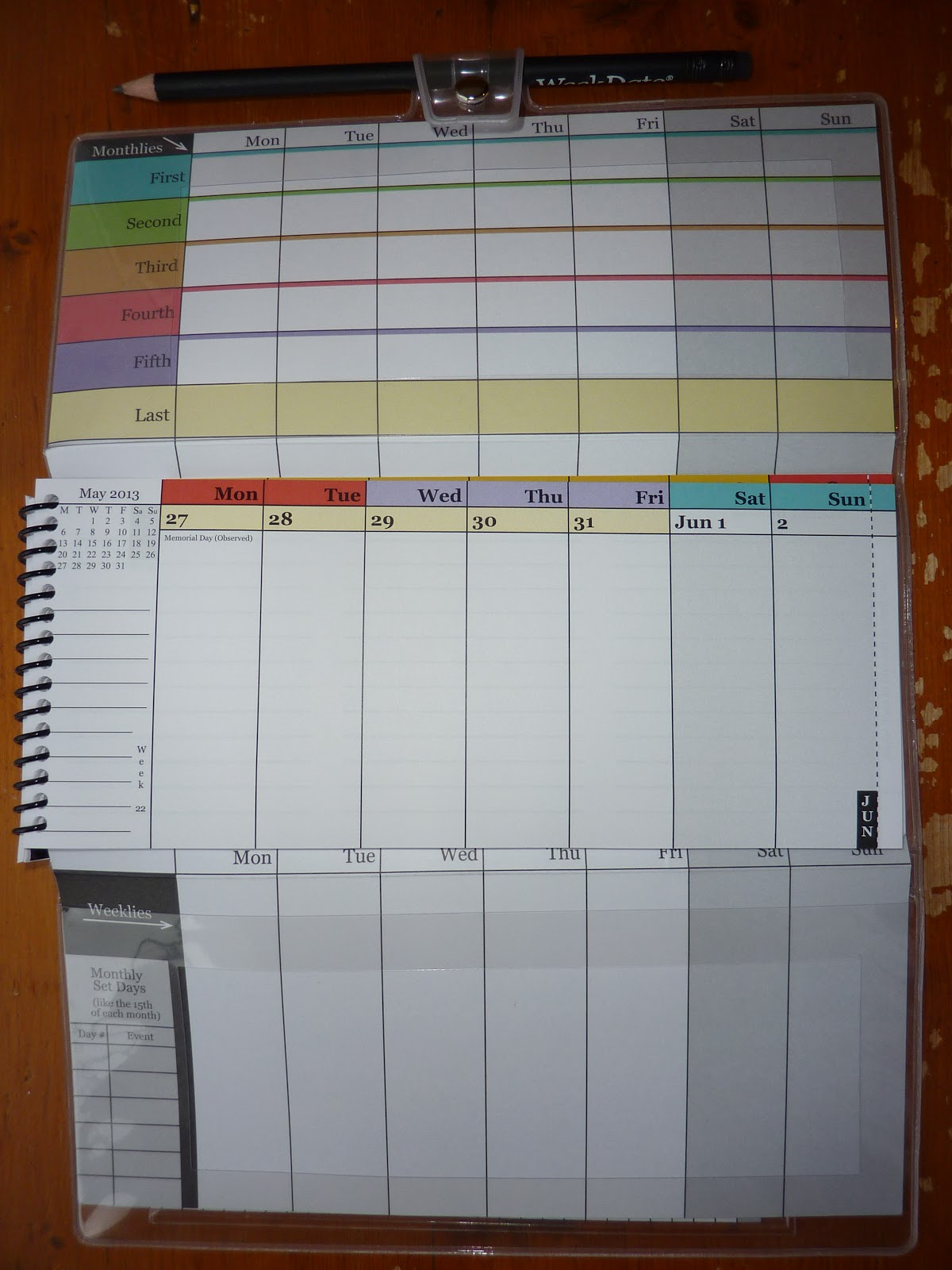 Plannerisms: 2013 WeekDate weekly planner