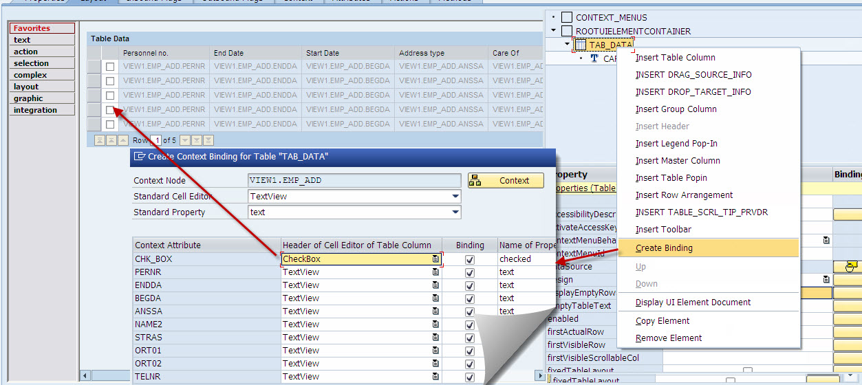 An SAP Consultant SAP  Dynpro ABAP Check box on Table display