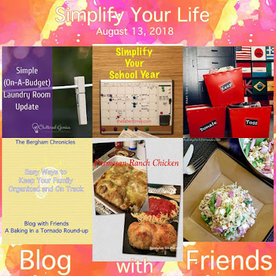 Blog With Friends, a multi-blogger project based post incorporating a theme, Simplify Your Life | Featured on www.BakingInATornado.com