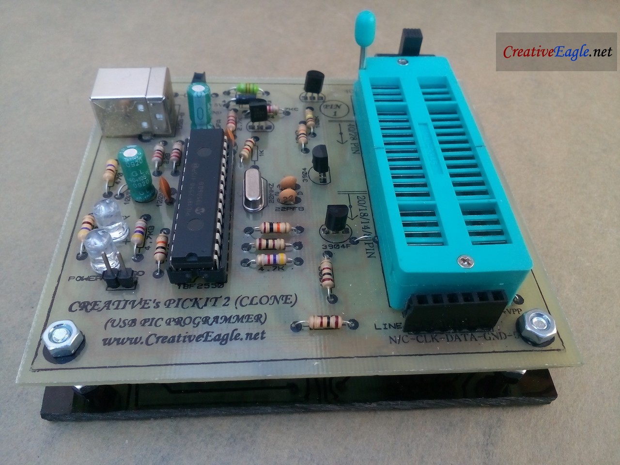 PICKIT 2 PROGRAMMER Rs.1500/- :: CREATIVE PRODUCTS SHOP
