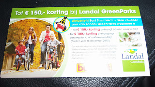 www.landal.nl/bartsmit BSM22l tot 150 euro korting