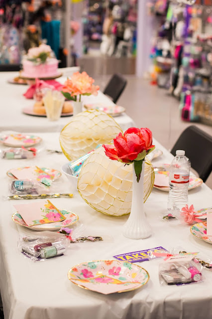 flower party table 