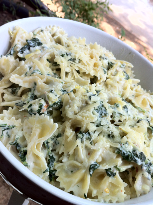 Terrell Family Recipes Spinach Artichoke Pasta