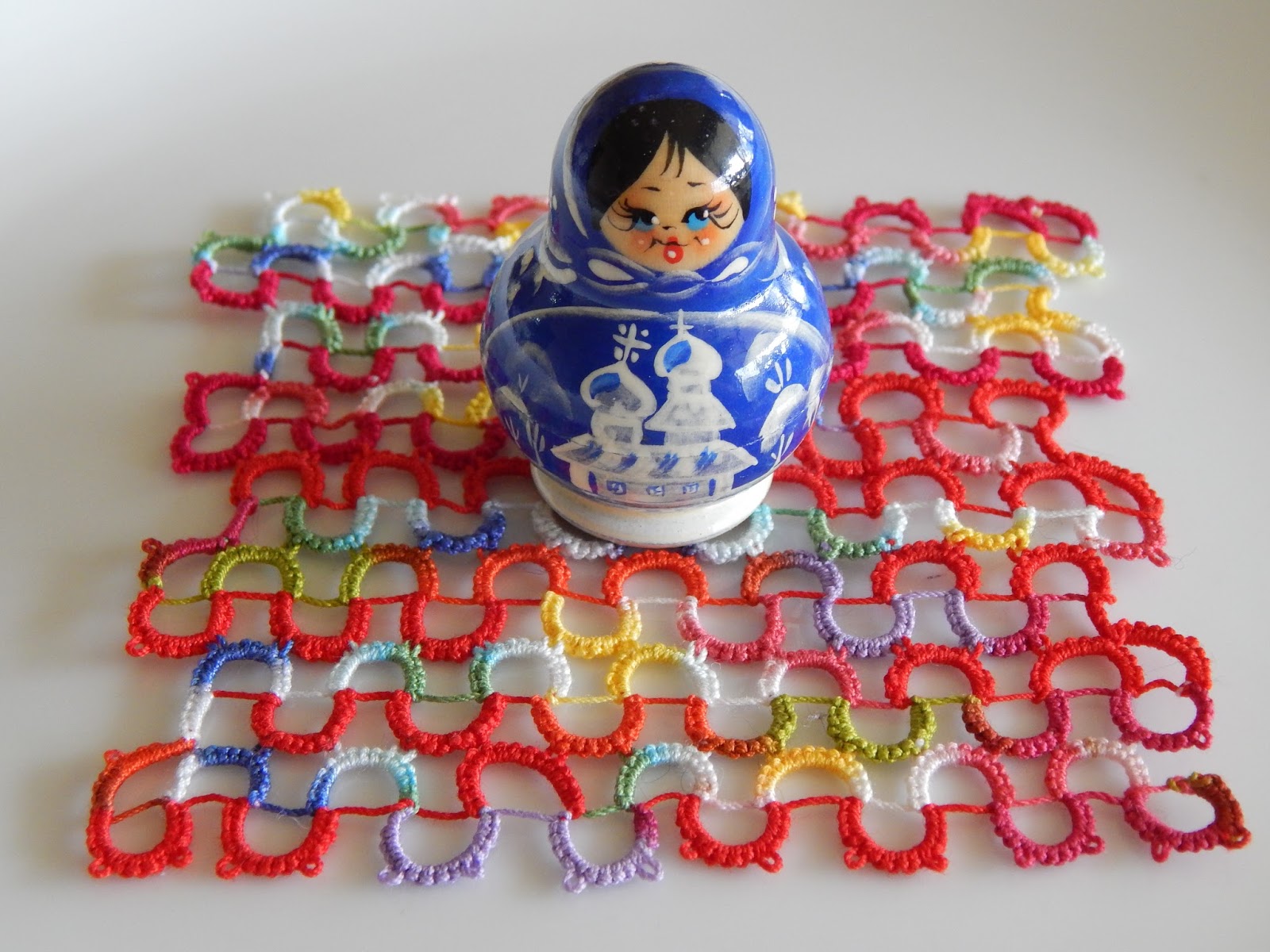 Carollyn's Tatting Blog Pearl Tatting Mat
