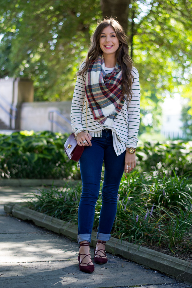 How To Wear Stripes With Plaid Chasing Cinderella