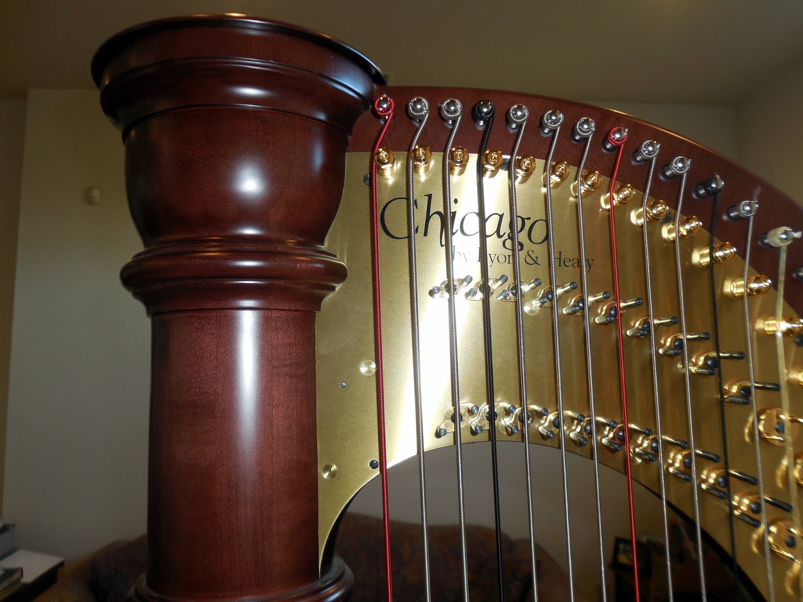 HARP IN LA HARP INFO 2 LYON & HEALY CHICAGO CONCERTINO EX (47) 71822
