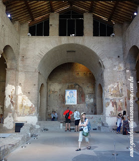 Santa Maria Antiqua FOro Romano Guia Roma Portugues - Igreja de Santa Maria Antiqua no Foro Romano