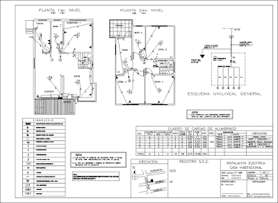 planos de casas de dos pisos con instalacion electrica