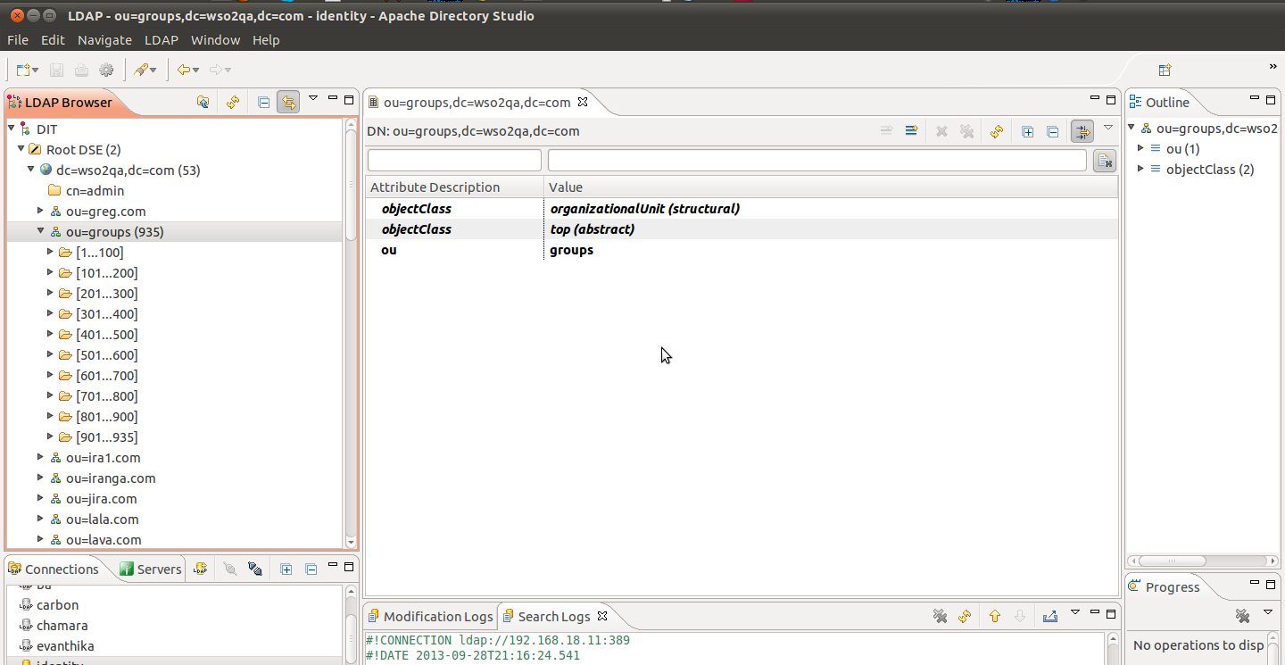 Pavithra's Blog: Configuring OpenLDAP as external user store of WSO2 IS