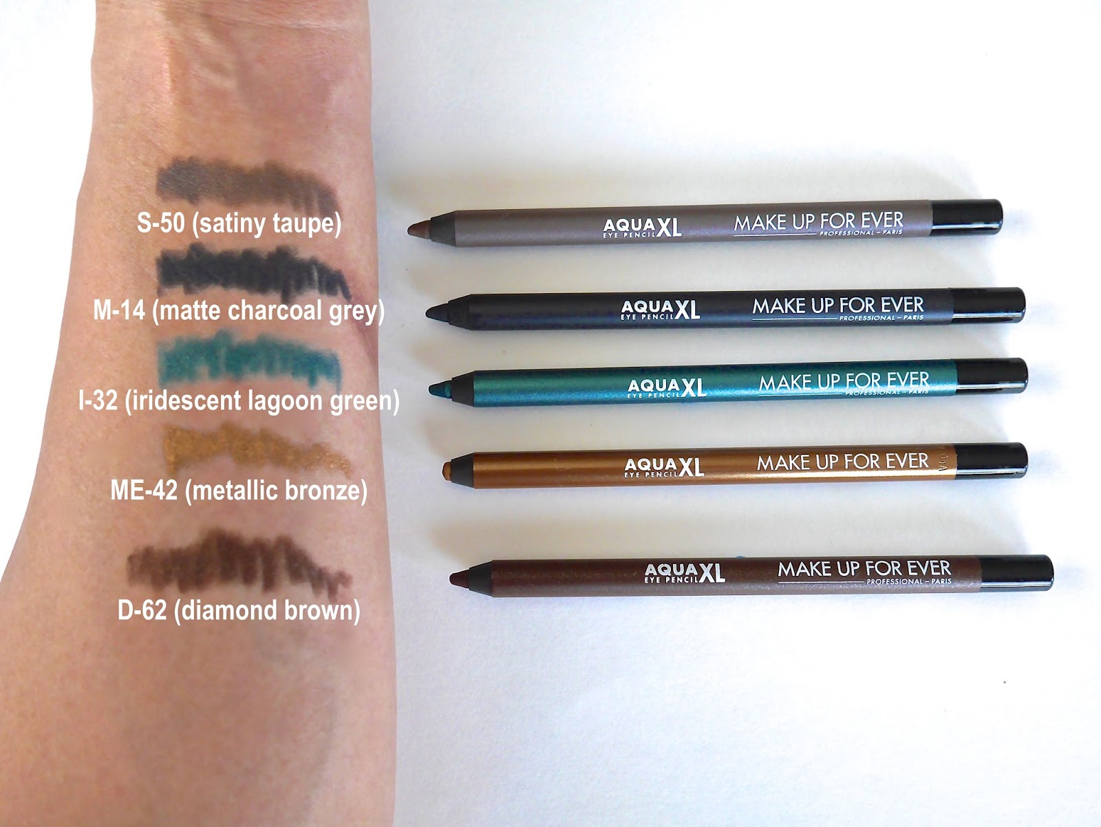 REVIEW: Make Up For Ever Aqua XL Eye Pencil Waterproof Eyeliner / Reflection Sanity