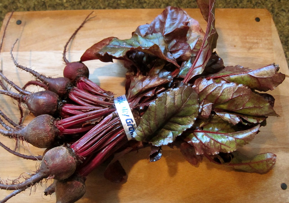 last call for corn marinated beet salad with goat cheese and pistachios