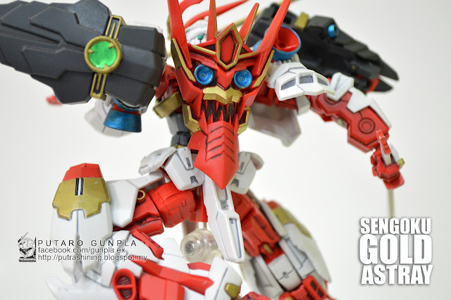 PUTARO GUNPLA - HGBF 1/144 Sengoku Astray Gundam Custom Paint by Putra Shining
