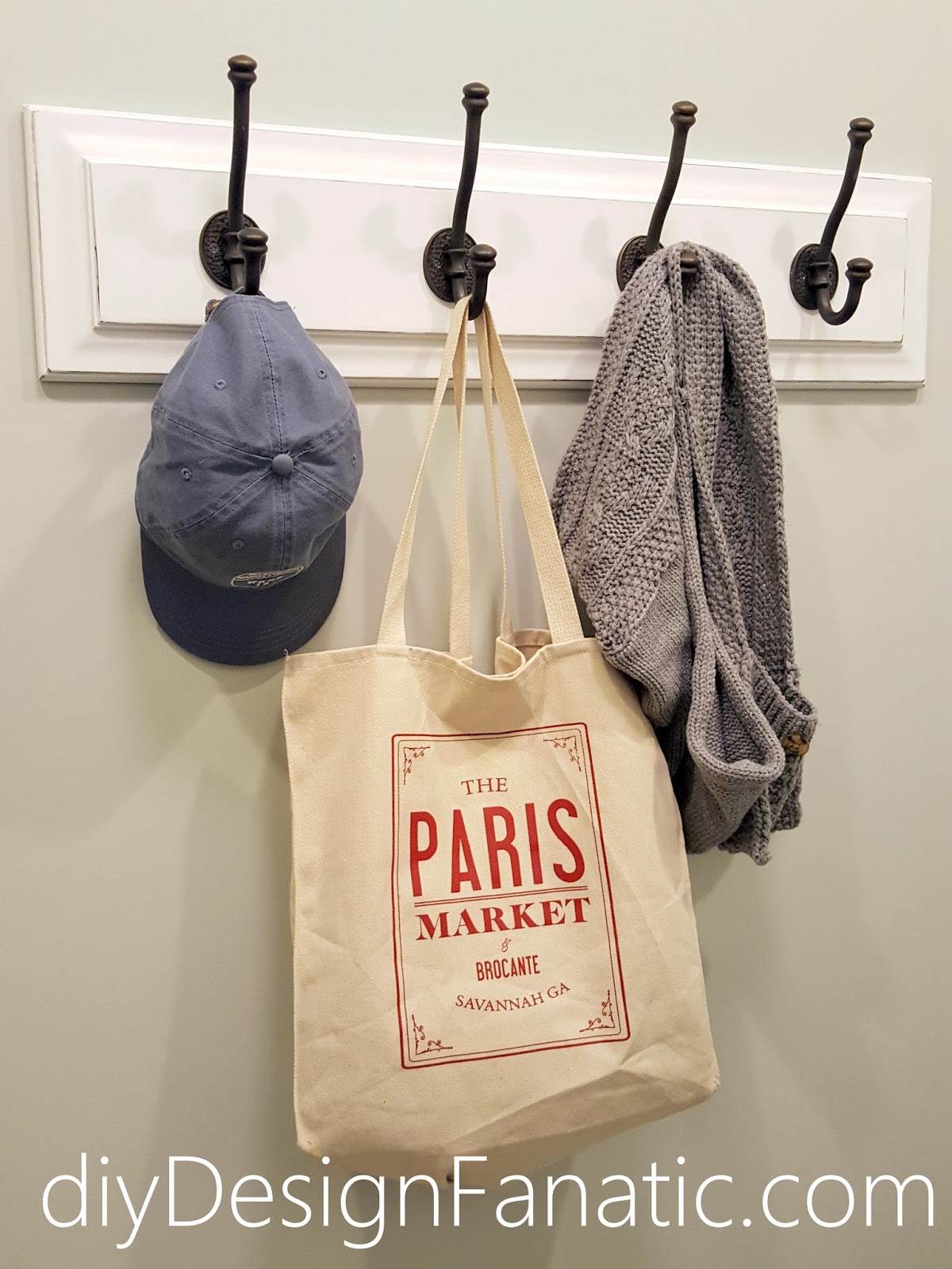 diy Design Fanatic Coat Rack For The Laundry Room