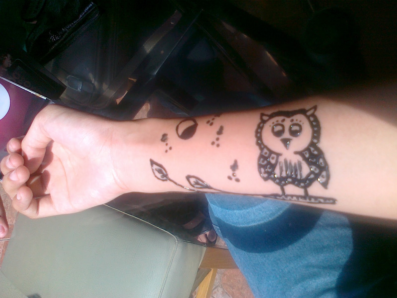 Kumpulan Henna Burung Hantu Teknik Menggambar Gambar Tatto Simple