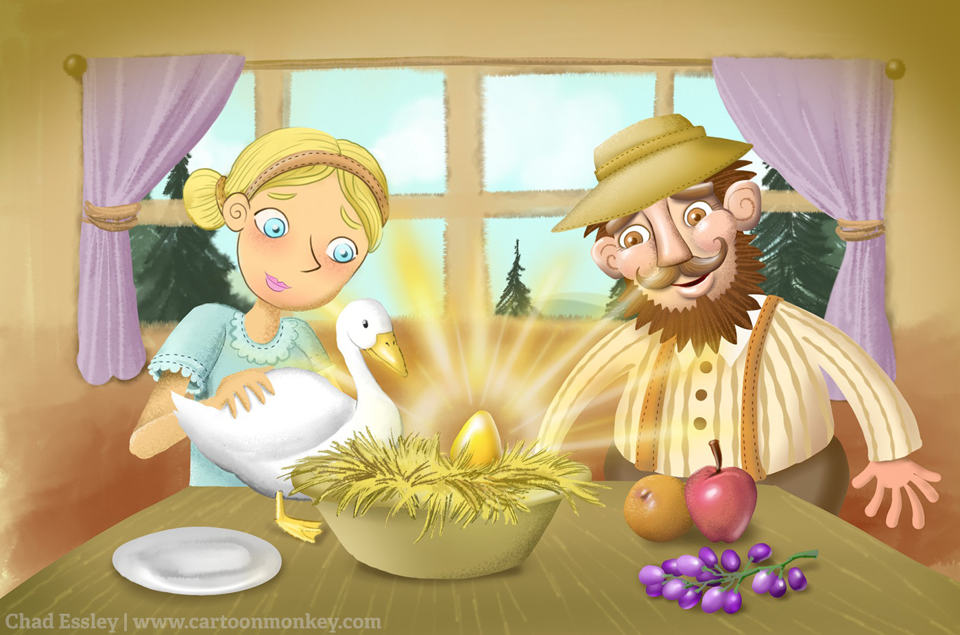 Kids World: The Goose That Laid Golden Eggs