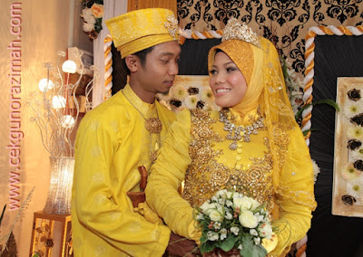 baju pengantin tema kuning, wedding, anniversary