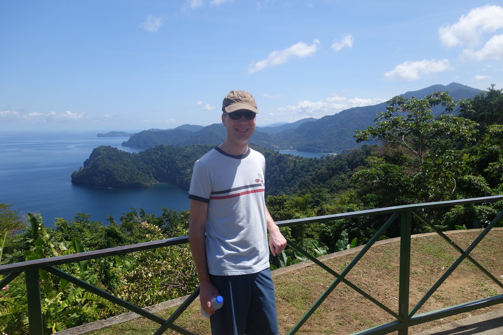 Tourist in Trinidad Maracas Bay