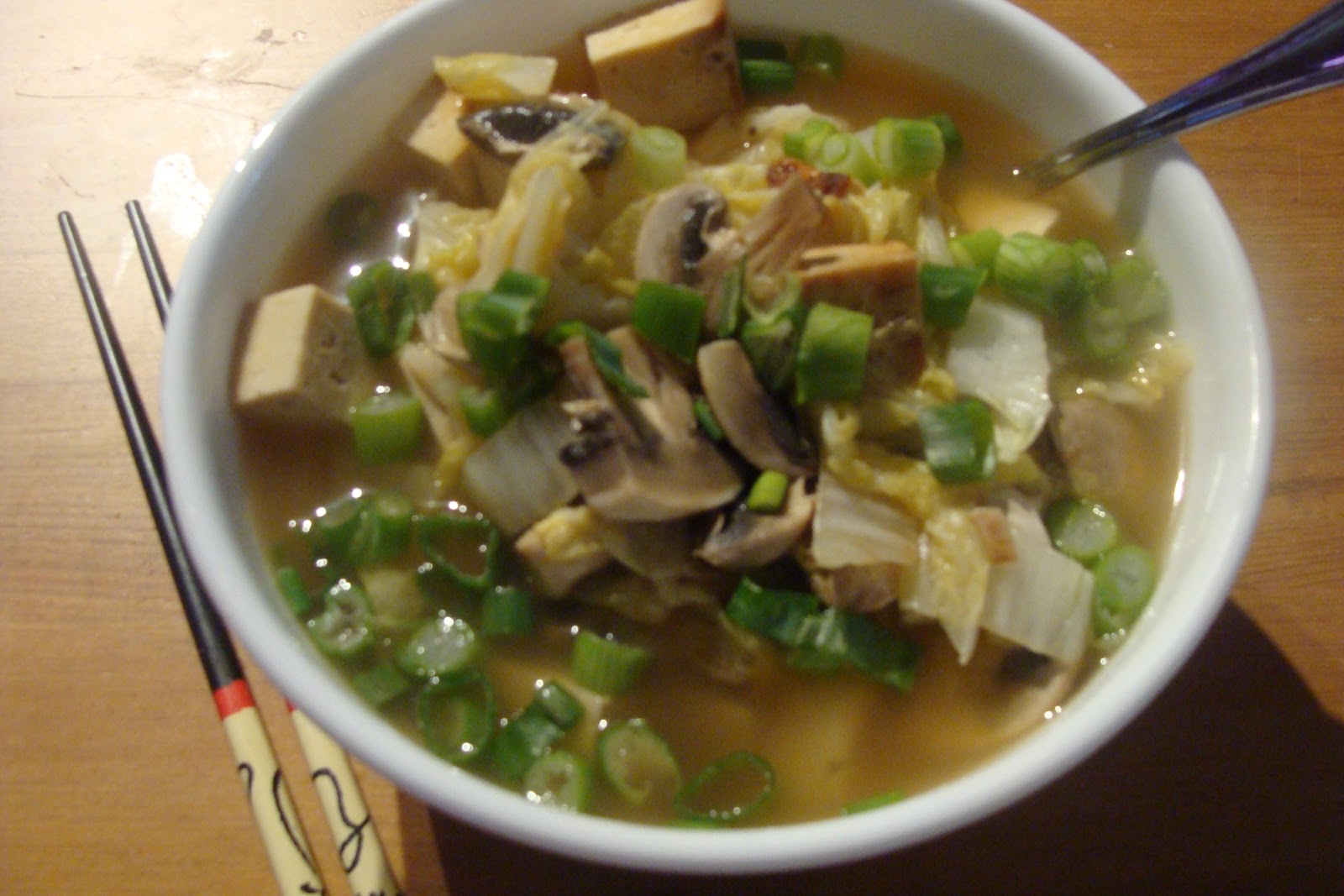 Lili popotte Soupe style asiatique au tofu